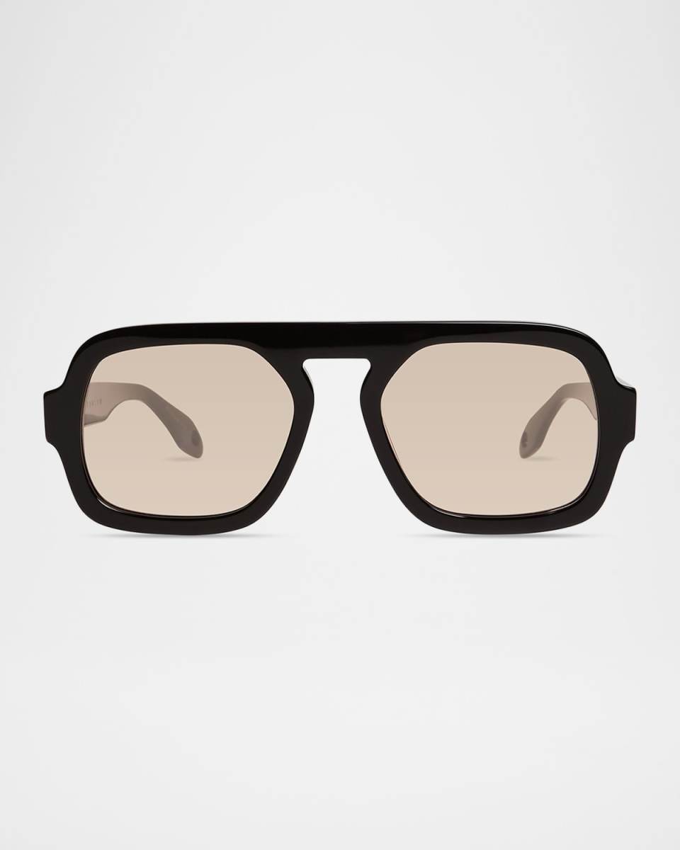 Jane Acetate Aviator Sunglasses